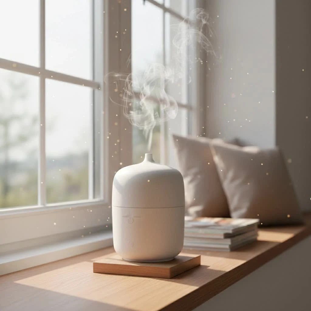 Electric aroma diffuser dispersing essential oils