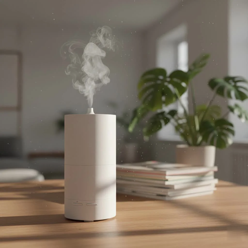 Aroma mist diffuser dispersing essential oils