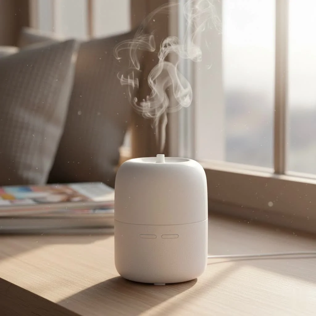 A variety of aroma diffusers and essential oils at Target